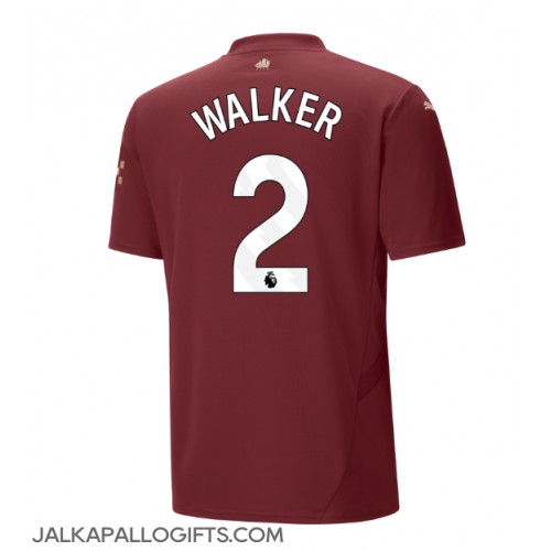 Manchester City Kyle Walker #2 Kolmaspaita 2024-25 Lyhythihainen